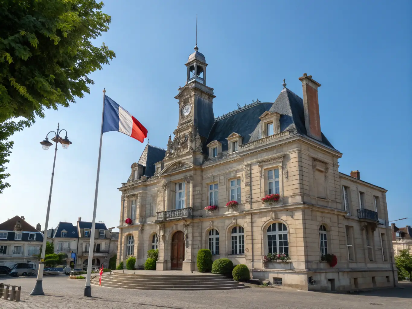 A photograph showcasing the city hall of Saint-Maur-des-Fossés, highlighting the architectural beauty and the city's importance.
