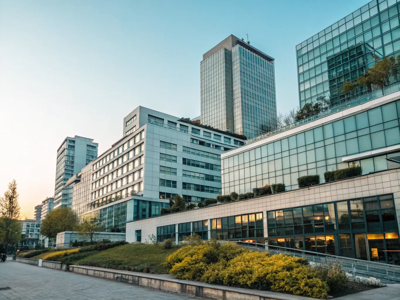 A photograph of the Ivry-sur-Seine skyline, capturing the modern buildings and the vibrant atmosphere of the city.