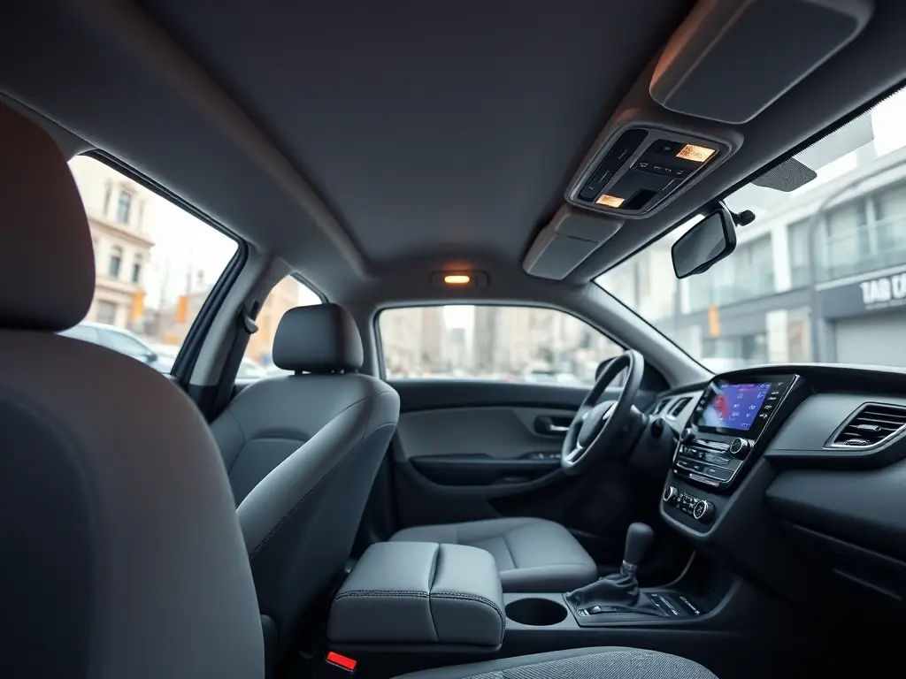 A modern, clean taxi interior, emphasizing comfort and a smooth ride, with a focus on passenger experience in the Val-de-Marne area.